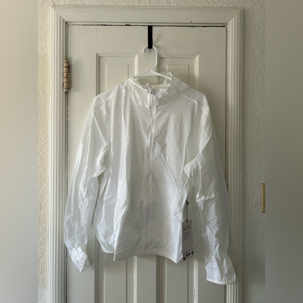 NWT Lululemon Breathable Lightweight Training Jacket in White size XL